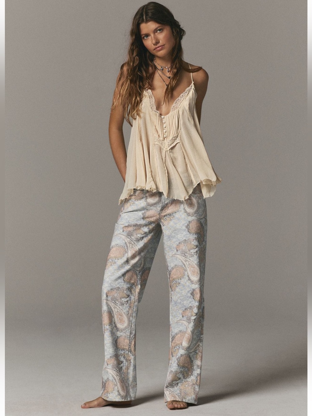 NWT FREE PEOPLE WE THE FREE TENNESSEE LOW RISE ILLUSIONS JEANS 🔥